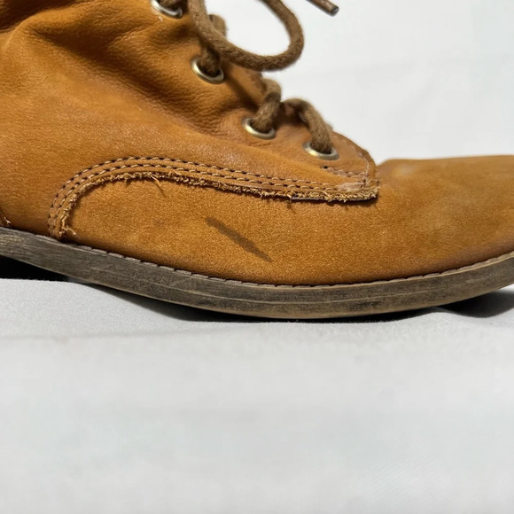 Steve Madden Rubin Booties Size 6 Brown Leather Rugged Chic - Picture 8 of 13